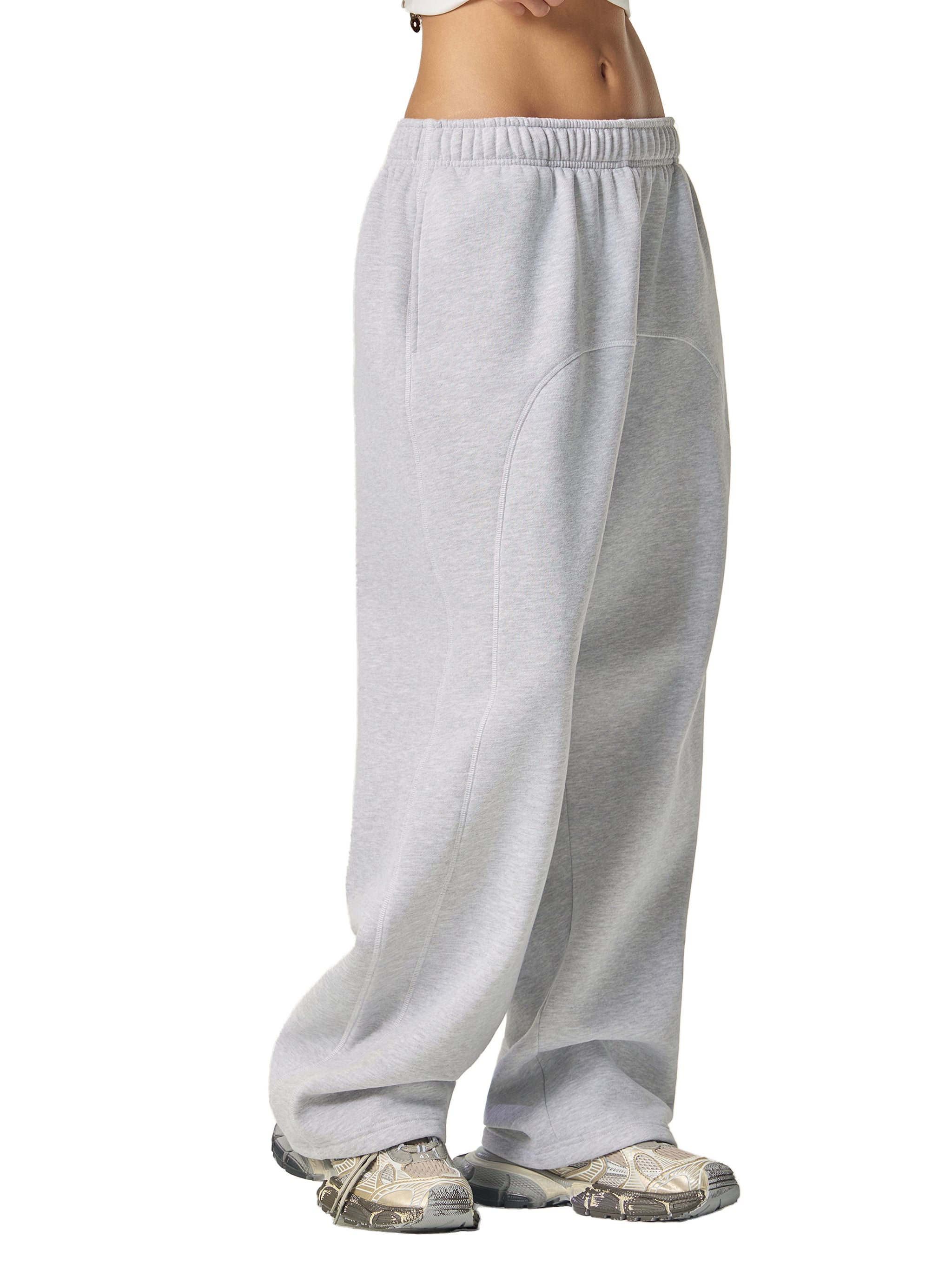 relaxed pants (grey)